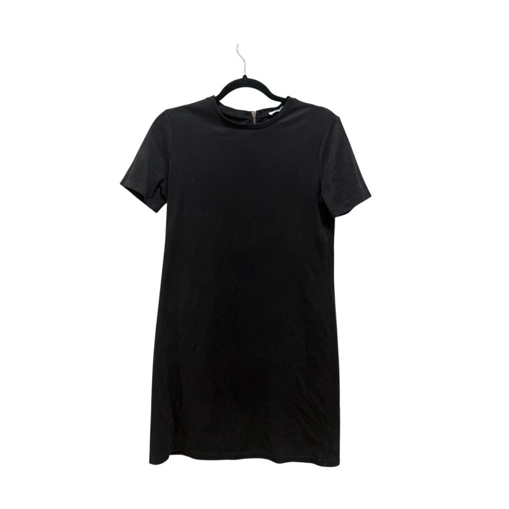 Zara black faux suede dress Medium